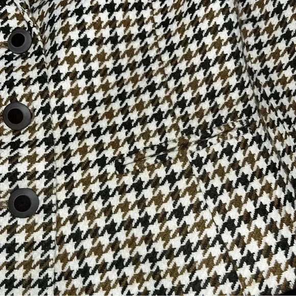 Mossimo Houndstooth fitted blazer jacket pockets, button front. Academia - Picture 6 of 11